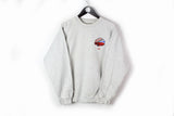 Vintage Corvette Freunde Sweatshirt Medium 90s Hanes gray embroidery logo Joe retro style jumper