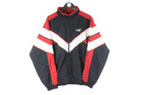 Vintage Puma Tracksuit Large black 90s retro windbreaker sport style jacket and pants 90s classic track style suit
