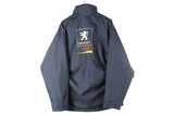 Vintage Peugeot Jacket XLarge blue Sport retro racing Formula 1 F1 90s 00s windbreaker