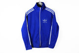 Vintage Adidas Track Jacket Small 70s 80s made in Brazil sport classic windbreaker