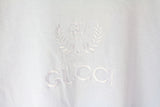 Vintage Gucci Bootleg Embroidery Logo T-Shirt Women's Small / Medium