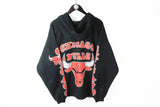 Vintage Chicago Bulls Hoodie Medium