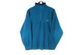 Vintage Mammut Fleece 1/4 Zip Small blue 90s trekking outdoor sport jumper