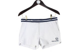 Vintage Sergio Tacchini Shorts Small white small logo 90s retro sport style tennis