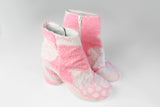 MM6 Maison Margiela Boots EUR 36 pink white fluffy rare authentic luxury shoes Terry