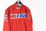 Vintage Swiss Hutless Karting Racing Suit Large