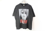 Vintage Kurt Cobain T-Shirt XLarge / XXLarge black big logo 90s tee
