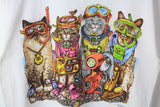 Vintage Prints Of Tails Cats Islamorada Medium / Large