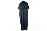 Dickies Coverall XLarge work suit half sleeve navy blue oversize 90s style