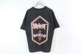Vintage Slipknot Maggot Corps T-Shirt XLarge black big logo tee rock music