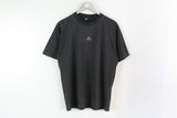 Vintage Nike ACG T-Shirt Large black small center front logo 90s tee