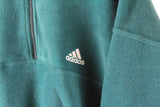 Vintage Adidas Fleece 1/4 Zip XXLarge