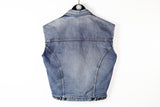 Vintage Denim Vest Small / Medium