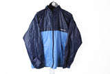 Vintage Adidas Jacket Large 90s hooded lightwear windbreaker small logo
