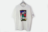 Vintage World Cup 94 USA New York Hanes T-Shirt XLarge big logo white New Jersey authentic football championship Top