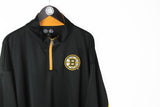 NWT Boston Bruins Majestic Sweatshirt 1/4 Zip 3XLarge