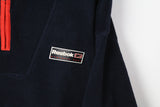 Vintage Reebok Fleece 1/4 Zip Large