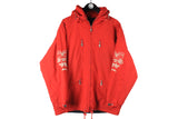 Vintage Bogner Jacket Women's Large / XLarge red ski Goan Thylmann retro 90s windbreaker