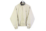 Vintage Schott Jacket Medium beige 90s NYC harrington style
