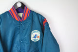Vintage Charlotte Hornets Spalding Bomber Medium