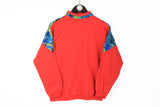 Vintage Motocross Sweatshirt Half Zip XSmall