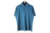 Vivienne Westwood Polo T-Shirt XLarge blue button short sleeve authentic luxury streetwear collared shirt