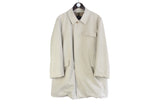 Vintage Burberrys Jacket Women’s XLarge beige 90s retro trench classic made in England style luxury wear