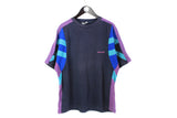 Vintage Adidas T-Shirt XLarge blue purple 90s cotton tee