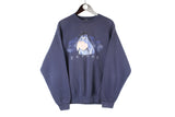 Vintage Disney Sweatshirt Medium Eeyore Winnie the Pooh crewneck jumper big logo 90s