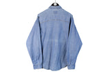 Vintage Trussardi Denim Shirt Large
