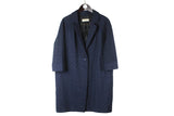 Paul Smith Coat 3/4 Sleeve Women's 44 navy blue authentic classic made in Portugal luxury streetwear jacket