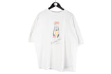 Vintage 1995 Droopy T-Shirt XLarge white big logo cartoon 90s retro tee