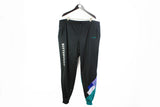 Vintage Adidas Track Pants XXLarge black 90s sport style trouesers
