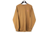 Vintage Nike Bootleg Sweatshirt Large brown 90's small logo crewneck