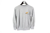 Vintage Honda Sweatshirt Women's XSmall gray small logo 80s racing crewneck