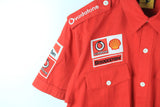 Vintage Ferrari Shirt Half Sleeve Medium