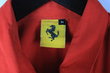 Vintage Ferrari Shirt Half Sleeve Medium