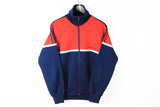 Vintage Adidas Tracksuit Medium / Large red blue sport style classic authentic rare 80s sport suit