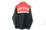 Nike Air Jordan Track Jacket XLarge black red big logo sport basketball jacket
