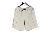 Vintage Nike ACG Shorts Large beige 00s outdoor gray