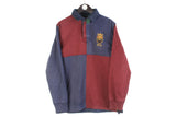 Vintage Polo by Ralph Lauren Rugby Shirt Large / XLarge blue red 90s retro hip hop USA long sleeve shirt 90s 00s