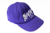 Vintage Reebok Blacktop Cap big logo purple 90s sport hat wool