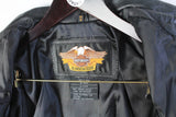 Vintage Harley Davidson Leather Jacket Women's Medium