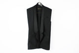 Balmain x H&M Vest With Lapels Women's 36 black authentic satin