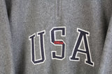 Vintage USA Fleece 1/4 Zip Small