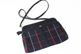 Vintage Burberrys Bag blue navy 90's retro style luxury shoulder bag women's nova check