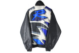 Vintage Suzuki Jacket Large R GSX 90s retro big logo racing race wear Moto GP windbreaker