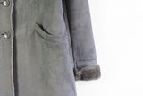 Vintage Balmain Sheepskin Style Coat Women's 42