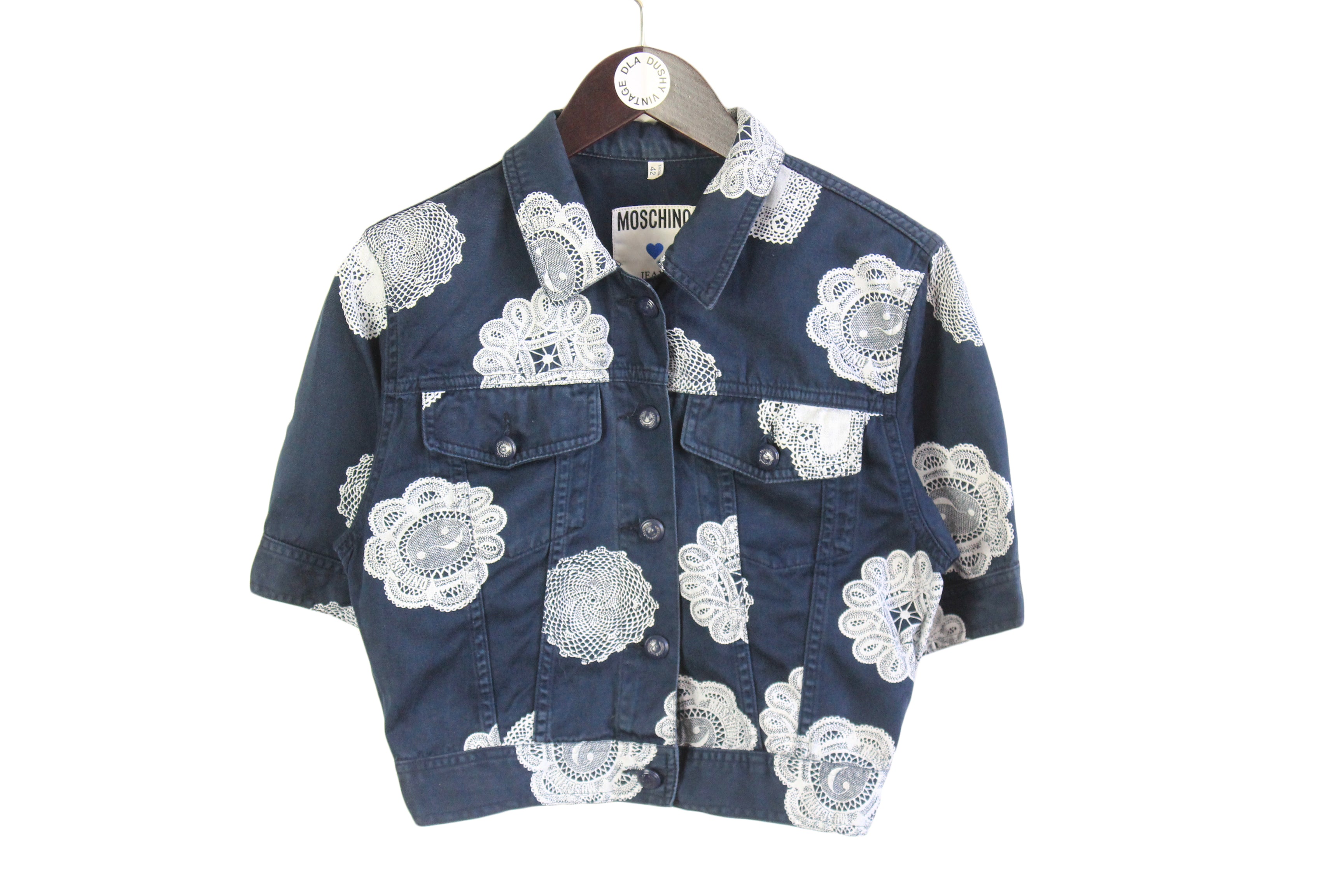 Vintage Moschino Denim Jacket Women's 42 – dla dushy