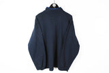 Vintage Reebok Sweatshirt 1/4 Zip Large